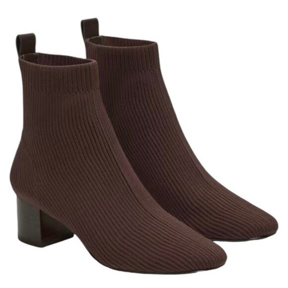 Everlane Shoes - EVERLANE Women’s The Glove Ankle Sock Boots in dark brown-Size 6